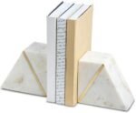 Cork & Mill Marble Bookends, Heavy Book ... - Image 6