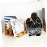 Amosfun Buddha Statue Ornament Monk Tea ... - Image 5