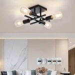 Eietonte Industrial 4-Light Semi Flush M... - Image 6