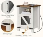 Nightstand with Charging Station, Framho... - Image 8
