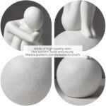Modern Thinker Statue Sitting Ball Think... - Image 5