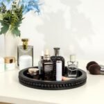 MERVAGIN Rustic Black Round Wooden Decor... - Image 5