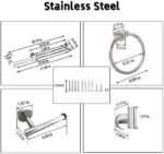 Chihod 8PCS Adjustable Bathroom Hardware... - Image 8