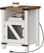 Nightstand with Charging Station, Framho... - Image 2