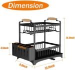 Santentre 2-Tier Dish Drying Rack with Removable U... - Image 7