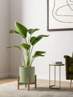 LE TAUCI Large Plant Pots Set, 10/8/6 In... - Image 4