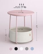 VASAGLE Small Round Side End Table, Mode... - Image 4