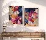 Colorful Abstract Wall Art Decor Modern Flower Can... - Image 6