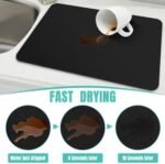 WISELIFE Coffee Mat Super Absorbent Dish Drying Ma... - Image 4