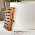 Wood Bath Mat for Shower, 24.2'' Wooden ... - Image 6
