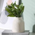 hjn Ceramic Vase for Home Decor White Va... - Image 6