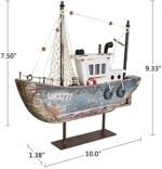 Nautical Decor Wood Sailboat Model with ... - Image 7
