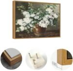 Framed Canvas Wall Art Vintage Still Life with Flo... - Image 3