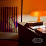 Lotus Atelier Orange Mushroom Lamp for R... - Image 3