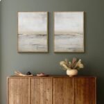 Gardenia Art Abstract Wall Art Modern Ocean Scene ... - Image 4