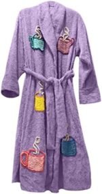 Men's Tyler Durden Shawl Collar Bathrobe Soft Terr... - Image 2