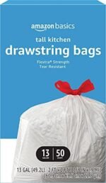 Amazon Basics Flextra Tall Kitchen Drawstring Tras... - Image 2