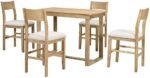 TARTOP 5-Piece Counter Height Rectangula... - Image 5