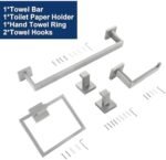 5 Pieces Bathroom Hardware Accessories S... - Image 9