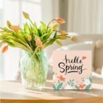 Rustic Hello Spring Desk Decorations Hom... - Image 4