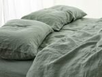 3 Piece Linen Bedding Set, Stonewashed C... - Image 6