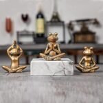 Frog figurines yoga zen decor – frog yog... - Image 8