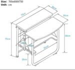 Height Sit Stand Workstation, Mobile Sta... - Image 3
