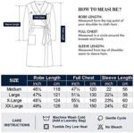 SIORO Mens Robe Terry Cloth Kimono Bathrobe Cotton... - Image 7