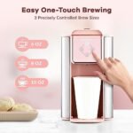 Mecity Pink Coffee Maker 3-in-1 Single Serve Coffe... - Image 6