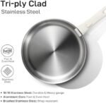 CAROTE 10pcs Pots and Pans Set, Stainless Steel Co... - Image 4