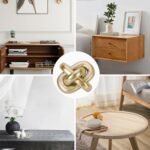 Golden Knot Statue, Three Knot Sculpture... - Image 6