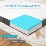 Gimart Folding Mattress, 4 inch Memory F... - Image 5