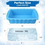 Haldane 2PC Extra Large Ice Block Molds,... - Image 3