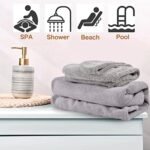 QZUnique Bath Wrap Towel with Straps Women Shower ... - Image 7