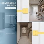 EHOMEWARE 2 Pack Gold Door Handles, Priv... - Image 6