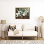 Framed Canvas Wall Art Vintage Still Life with Flo... - Image 7
