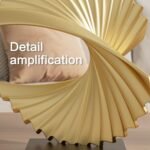 Gold Shelf Decor Accents Ocean Wave Stat... - Image 6