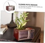 FONDOTIN Tv Flower Pot Plant Pots Outdoo... - Image 5