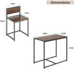 soges 3 Piece Dining Set, Small Kitchen ... - Image 5