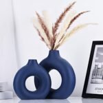 Blue Ceramics Vase for Home Decor -Blue ... - Image 9