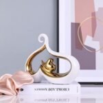 White Gold Home Decor Accent, Porcelain ... - Image 4