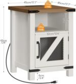 Nightstand with Charging Station, Framho... - Image 4