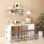 Dining Room Table Set for 2,Bar Table wi... - Image 7