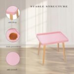 Pink Side Table, Small End Table Accent ... - Image 5