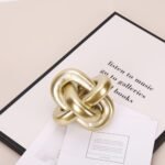 Golden Knot Statue, Three Knot Sculpture... - Image 7
