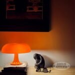 Lotus Atelier Orange Mushroom Lamp for R... - Image 7