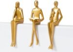Artconal Gold Thinker Statue(Set of 3) G... - Image 2