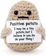 Mini Funny Positive Potato, 3 inch Knitt... - Image 2