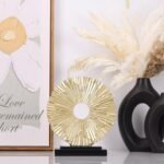 Modern Abstract Art Gold Statue Home Dec... - Image 4