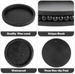 MERVAGIN Rustic Black Round Wooden Decor... - Image 8